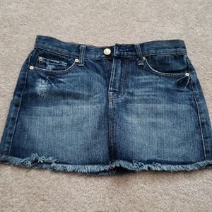 7 for All Mankind mini denim skirt size 26